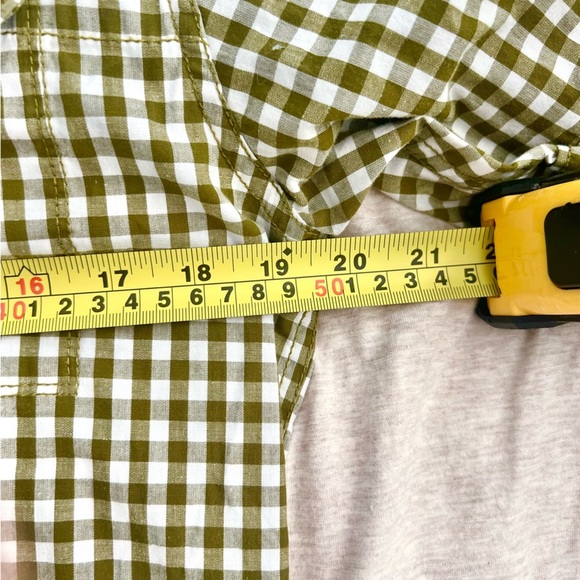 The North Face Men's Green Checkered Shirt Button Down Size Small - Picture 6 of 10